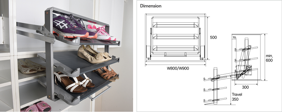 Lift rack for Shoes